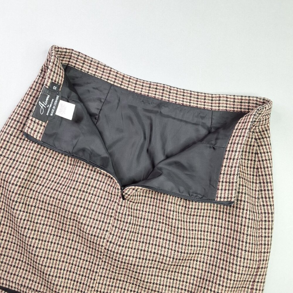 Vintage Long Wool Pencil Skirt By Alanni By Donny Brook Size 10 Acadamia Office - Picture 6 of 7